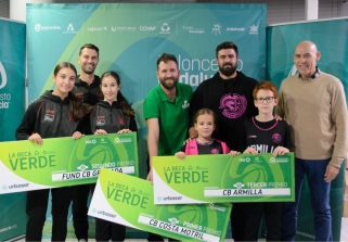 Premiados en las Becas Verdes 2023 de Urbaser en la campaña #BasketSOStenible