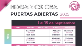 El Club Baloncesto Armilla Abre sus Puertas del 1 al 15 de Septiembre